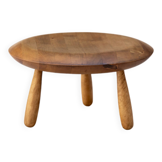 Tabouret Christian Hallerod en bois massif