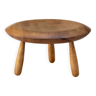 Christian Hallerod stool in solid wood