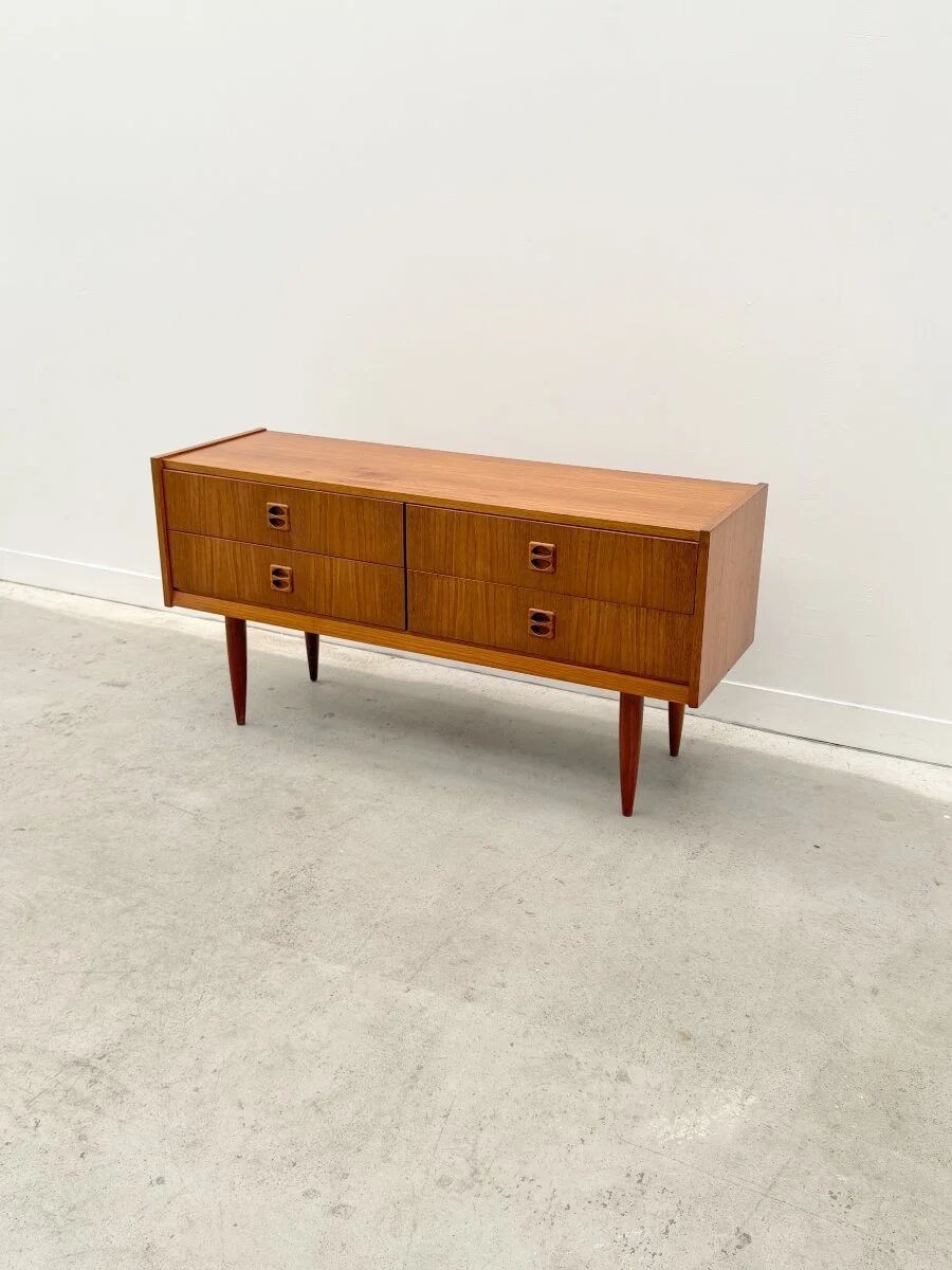 Scandinavian-style teak sideboard, France 1960.