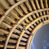 Mirror rattan  65x84cm