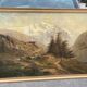 Oil on canvas "mountain landscape" signed L. Reignier 1888