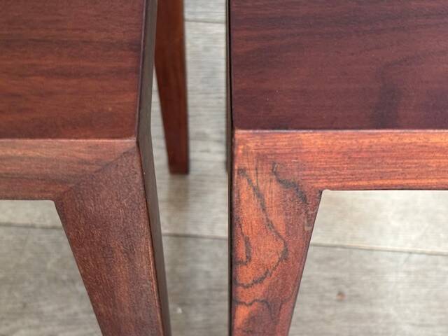 2 rosewood bedside tables by Severin Hansen - Denmark 1960s