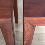 2 rosewood bedside tables by Severin Hansen - Denmark 1960s