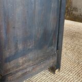 Parisian buffet in its blackened patina