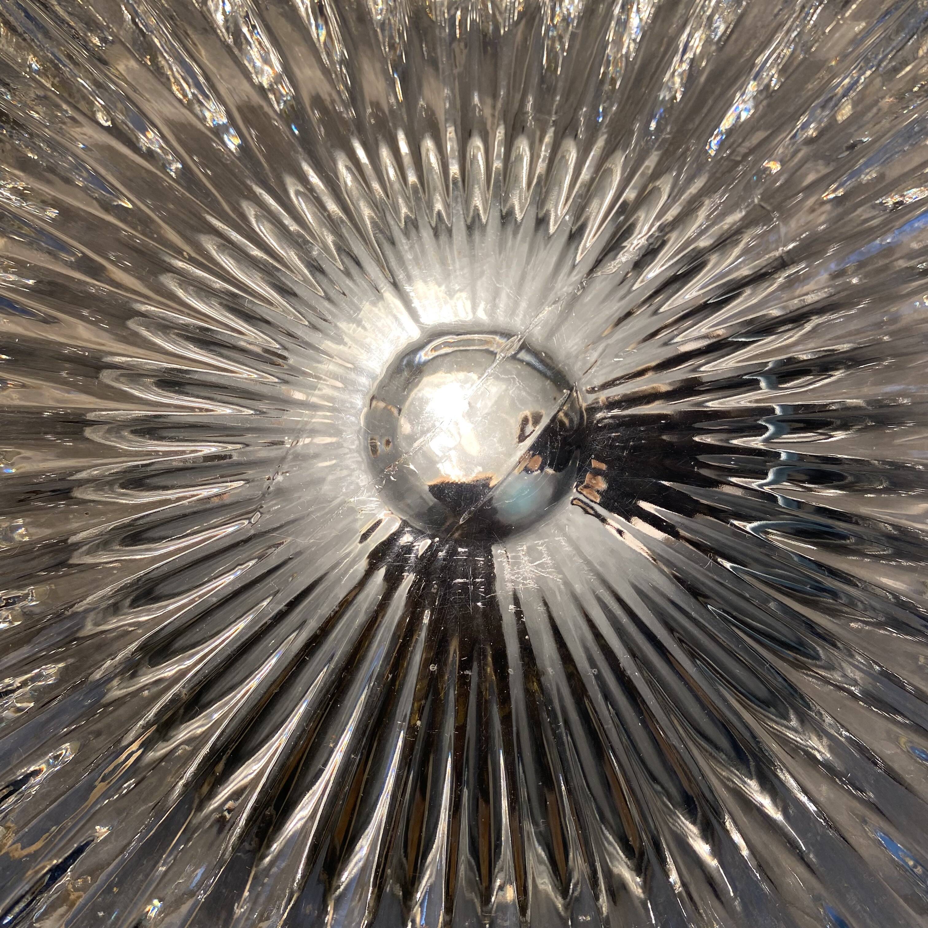 Vintage square glass ceiling light