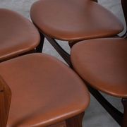 Vintage Danish Dining Chairs in Teak by Erik Buch, 1960s, Set of 4