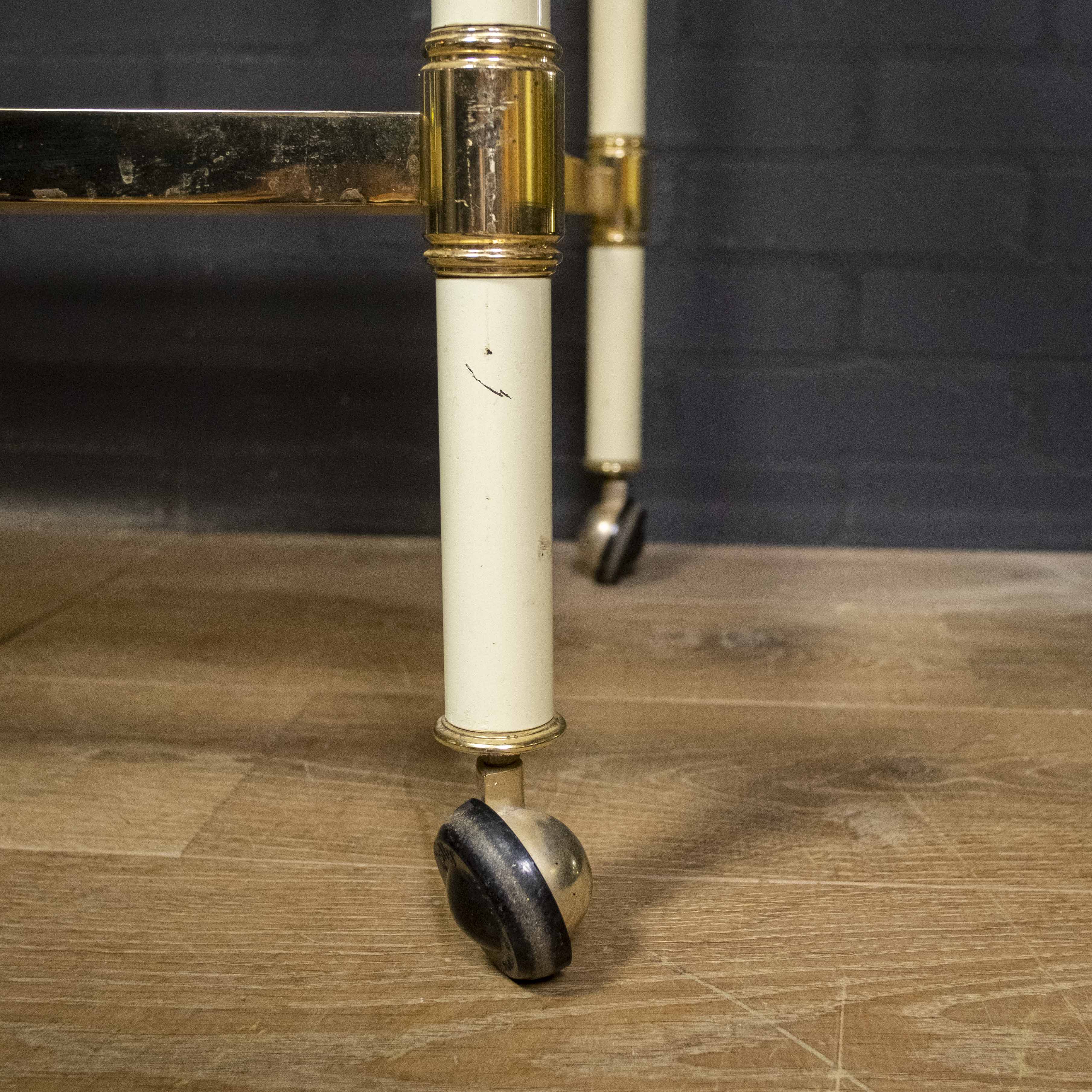 Serving trolley "faux Bamboo"