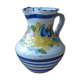 Pitcher ceramic decoration hand-painted vintage