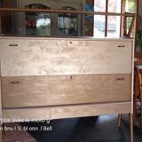 Vintage bar furniture by Louis Paolozzi for René Godfrid, 1950s