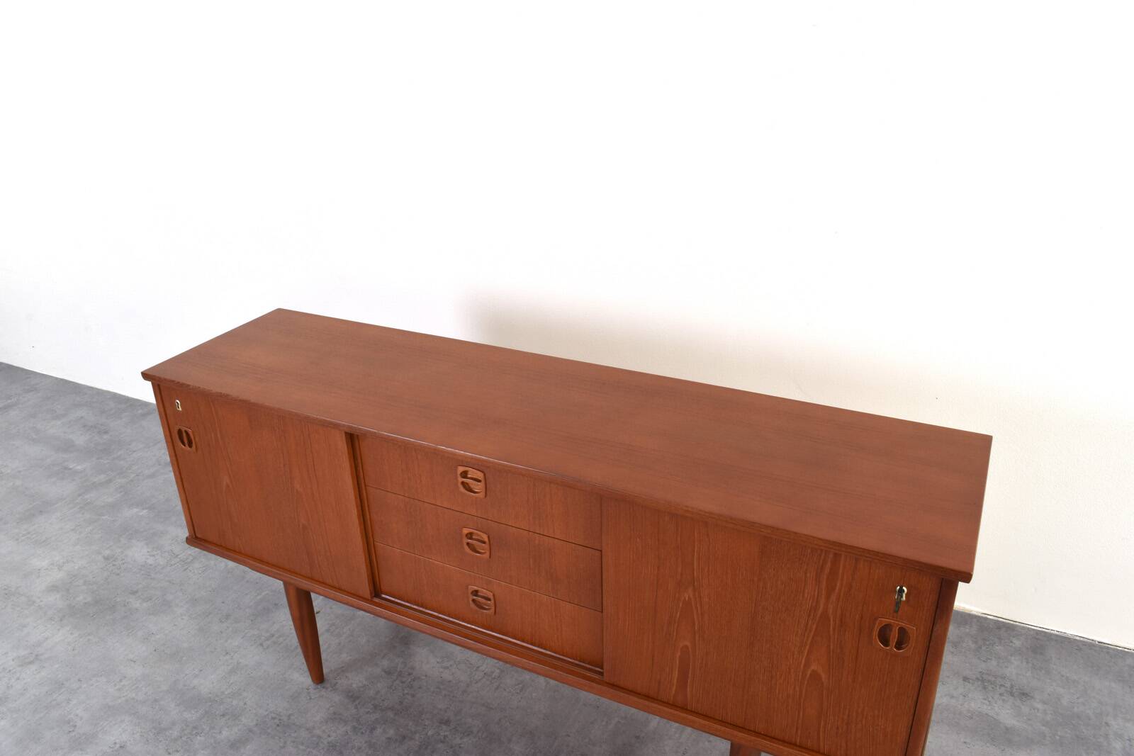 Mid-Century Danish Teak Sideboard, 1960s.