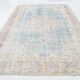 Tapis persan oriental bordeaux et vert, 239 x 333 cm