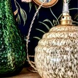 Clichy glass globe lamp