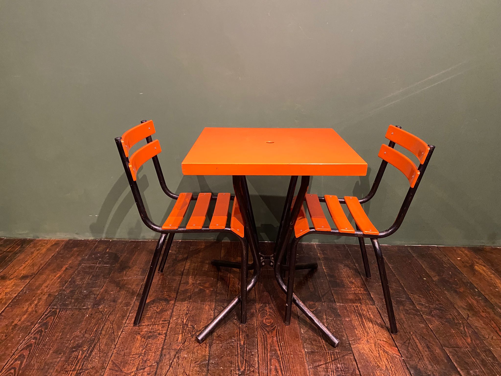 Terrace tables and chairs