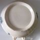 Antique Earthenware Soup Tureen with Blue Floral Decoration