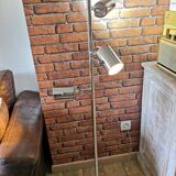 Vintage-style chrome lamppost