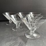 6 Champagne glasses – Saint Louis Bossuet service size 10406