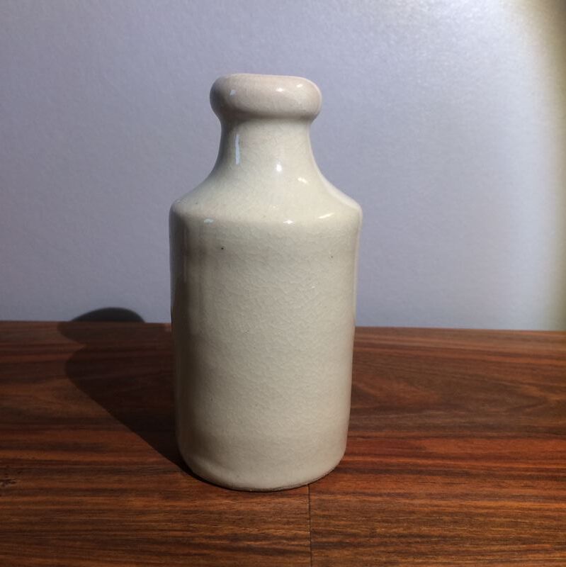Set of 3 former mercury Bumblebee brothers stoneware bottles