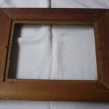 Gilded wood and stucco frame