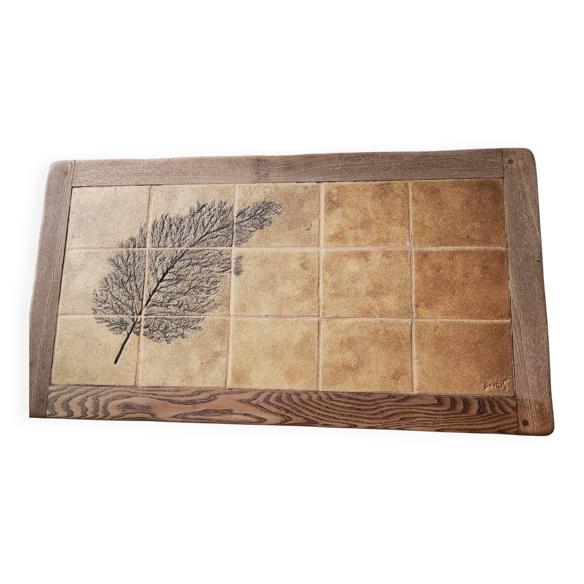 Vallauris coffee table signed Barrois