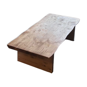 Solid oak coffee table