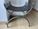 Curule leather stool