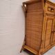 Bamboo and rattan chest of drawers from the 60s