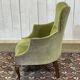 English walnut armchair from the early 20th century
