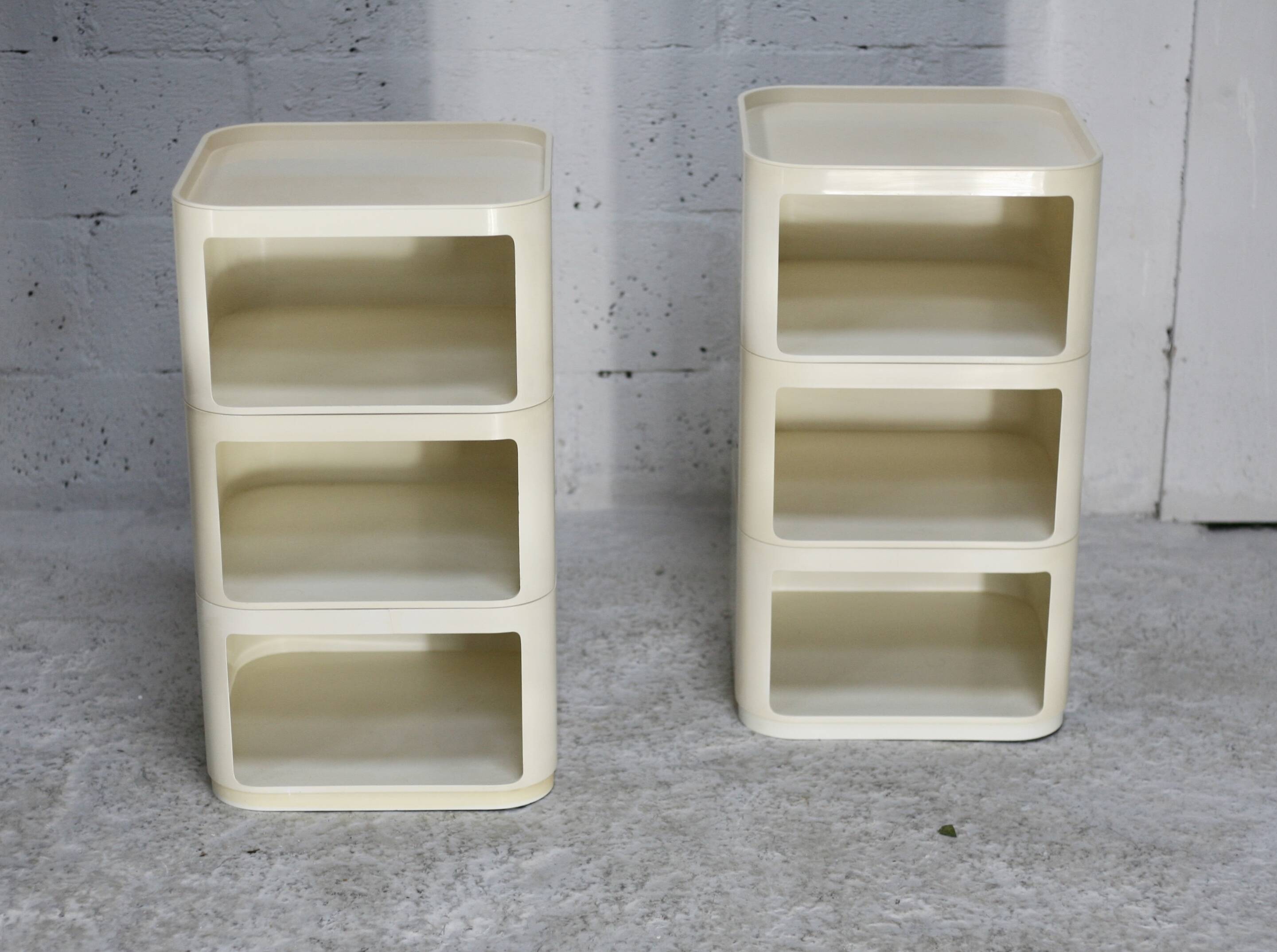 Anna Castelli, Kartell. Storage modules, Circa 1970