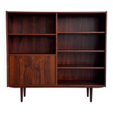 Vintage bookcase rosewood with flapdoor