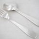 Christofle Atlas model, 10 dessert cutlery sets, 20 pieces, Art Deco, 17.8 cm