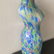 Large Murano Vase Woman Bust Vintage