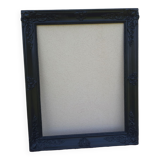 Black carved old frame