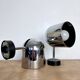 Pair of chrome Staff Leuchten wall lights - Germany 1970
