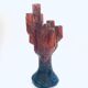 Mid-Century Cactus-Shaped Ceramic Candleholder, 1960s