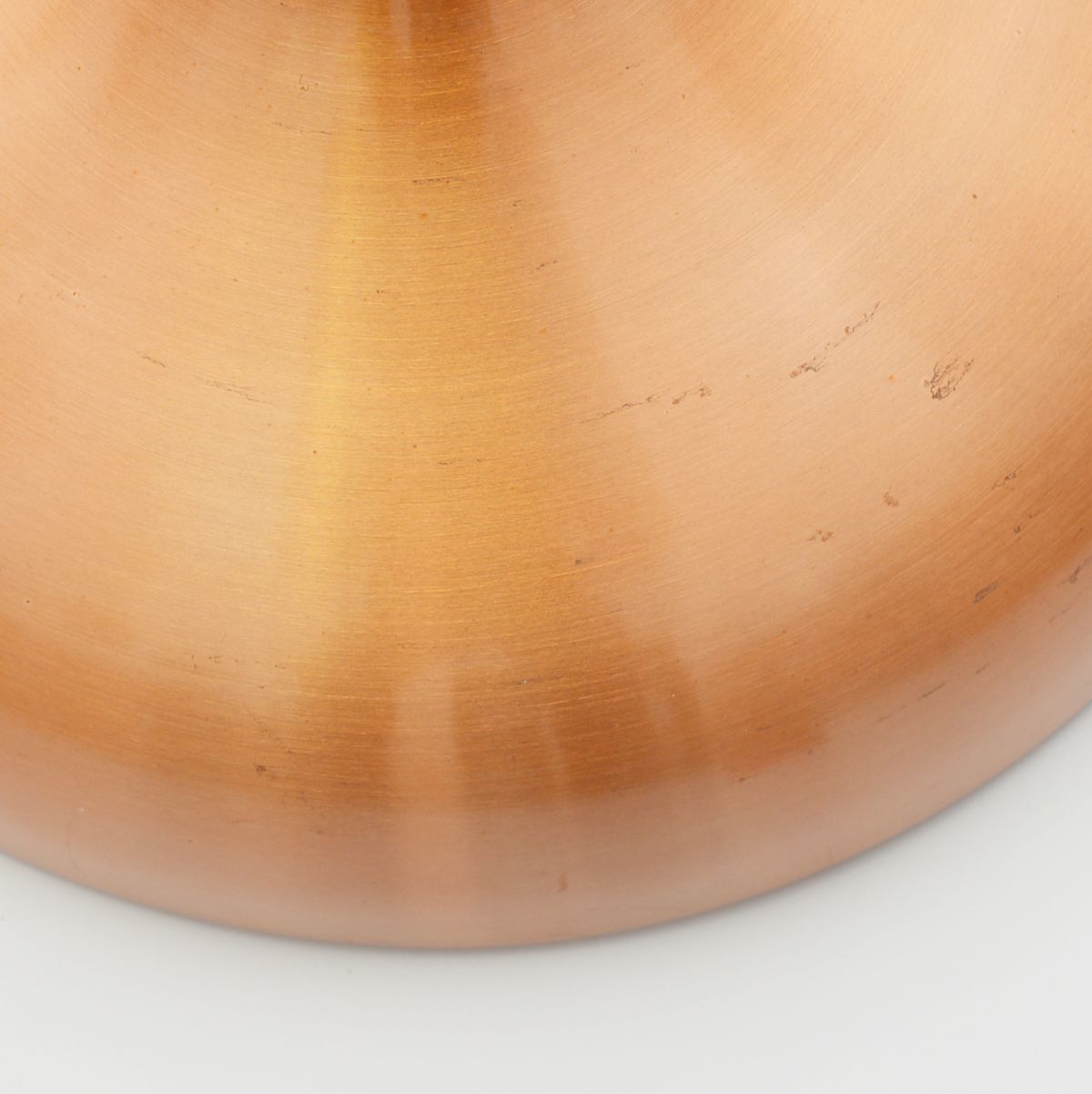 Vintage danish pendant lamp in copper 60's