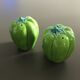 Set salt and pepper green peppers