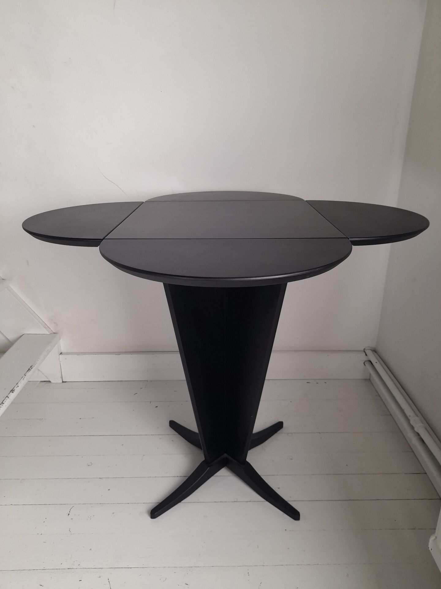 Swedish clover side table from the 1980s