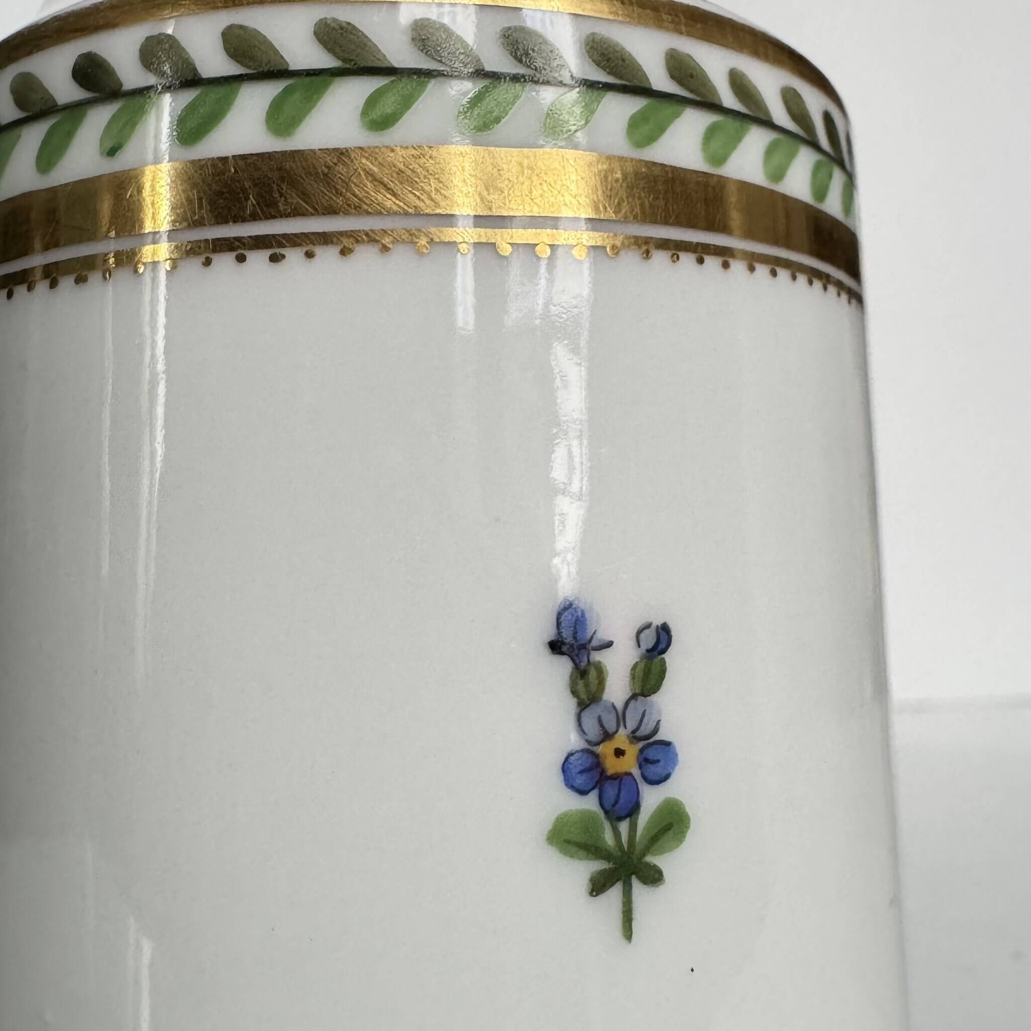 Vienna Porcelain Milk Jug | Hand-Painted Flowers | 19th Century