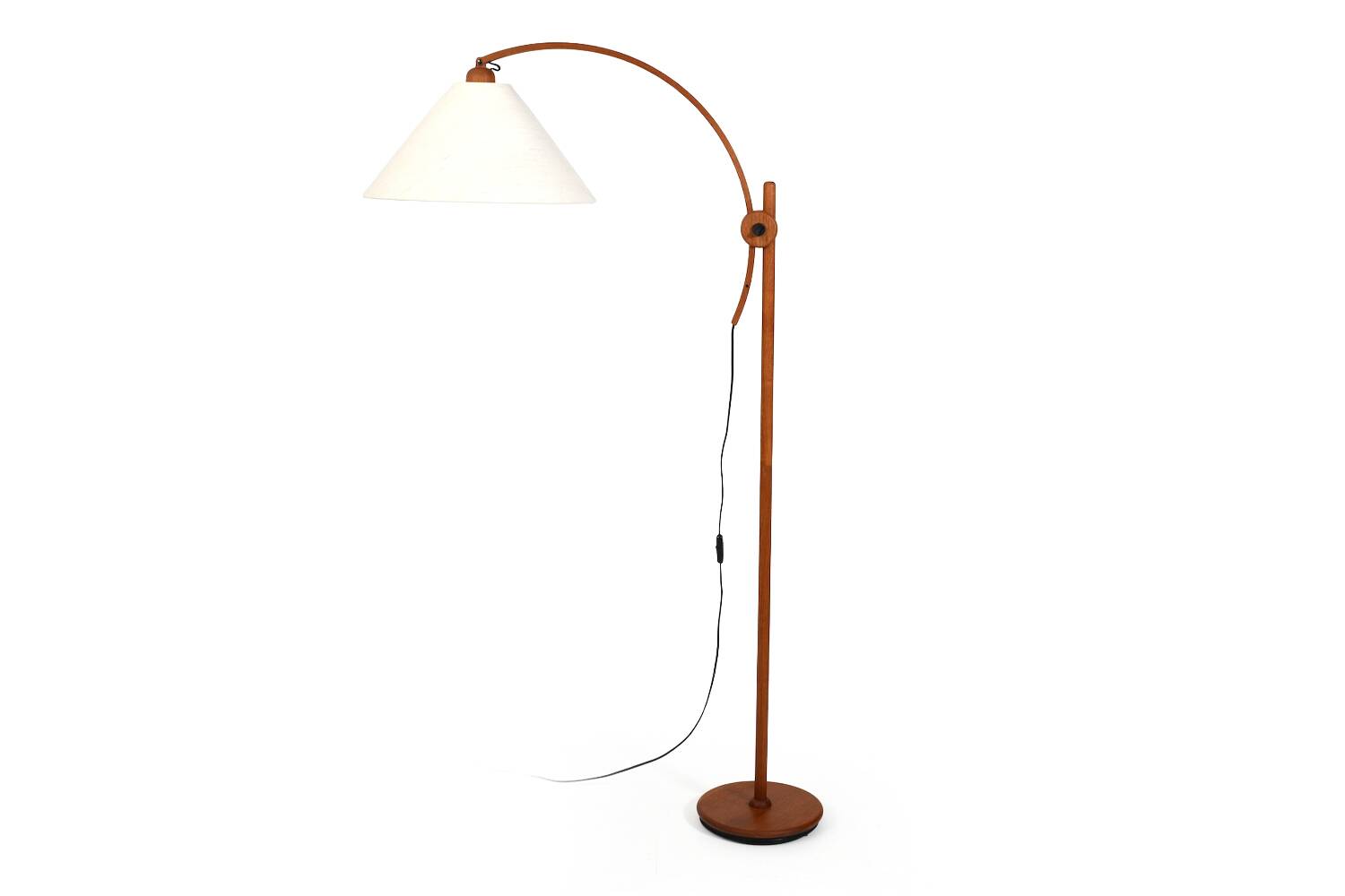 Danish Teak Floor Lamp by Domus Danica