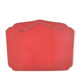 Mirror beveled old decoration flowers 34x25cm