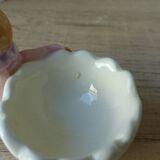 Shape rabbit pattern flowers eggcup