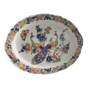 Plat ovale en porcelaine