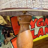 Beautiful wooden lamp