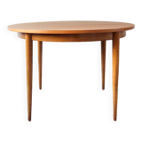 Scandinavian light wood round table