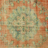 Anatolian handmade vintage rug 298 cm x 216 cm