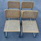 Lot de  4 chaises modèle Cesca B32