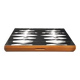 1980s Gorgeous Piero Fornasetti Backgammon in Excellent condition. Made in