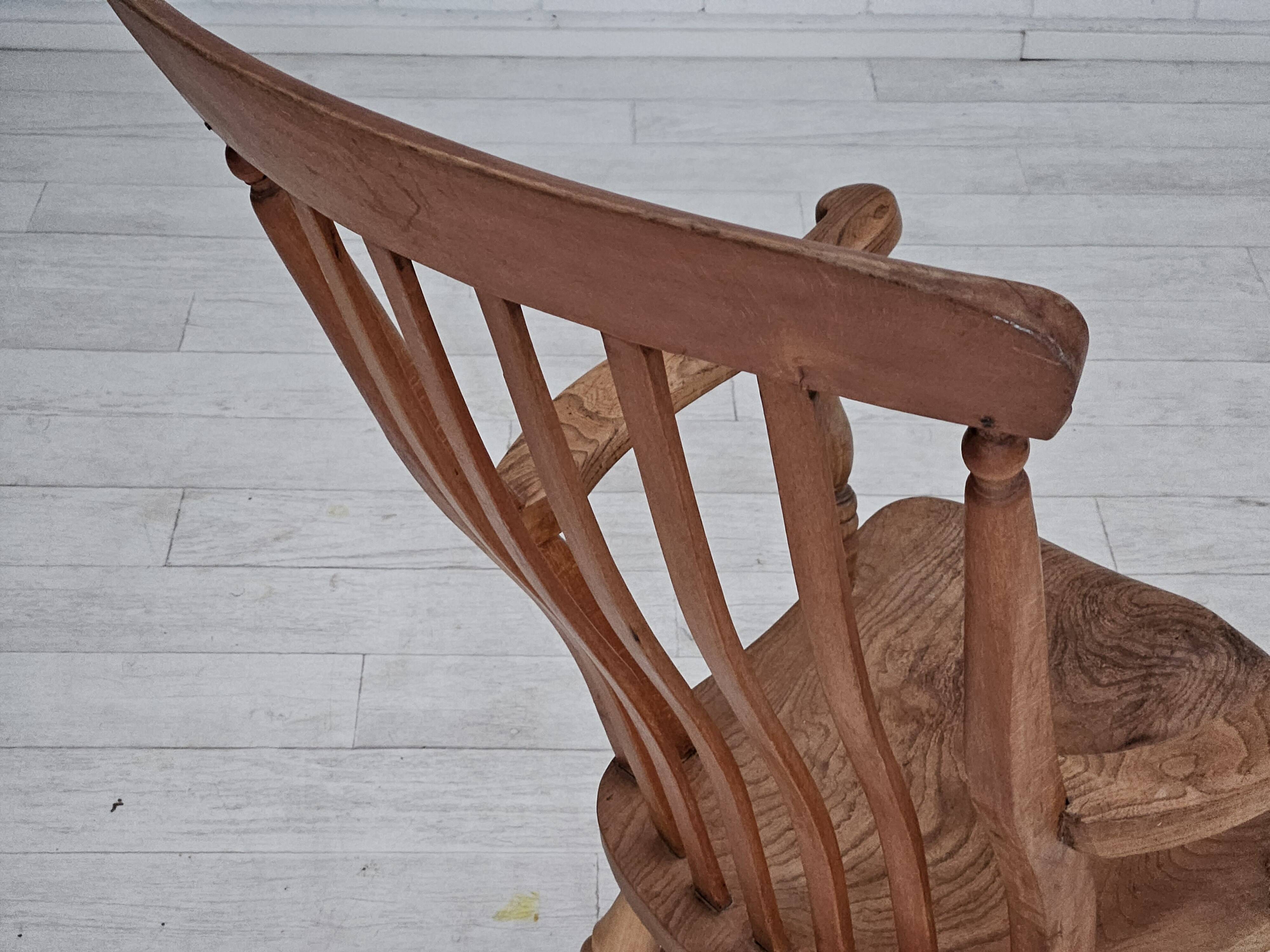 1950s, Scandinavian design, wood armchair, ash wood, oak wood.