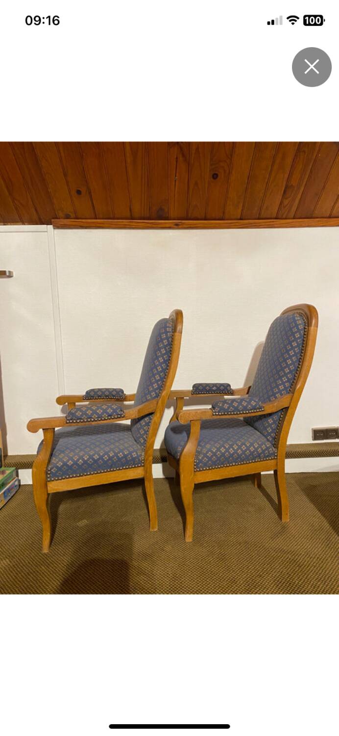 2 children's Voltaire armchairs