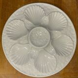 4 Longchamp oyster plates
